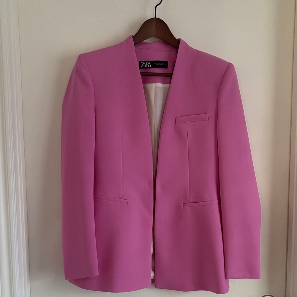 Zara Women's Pink Blazer